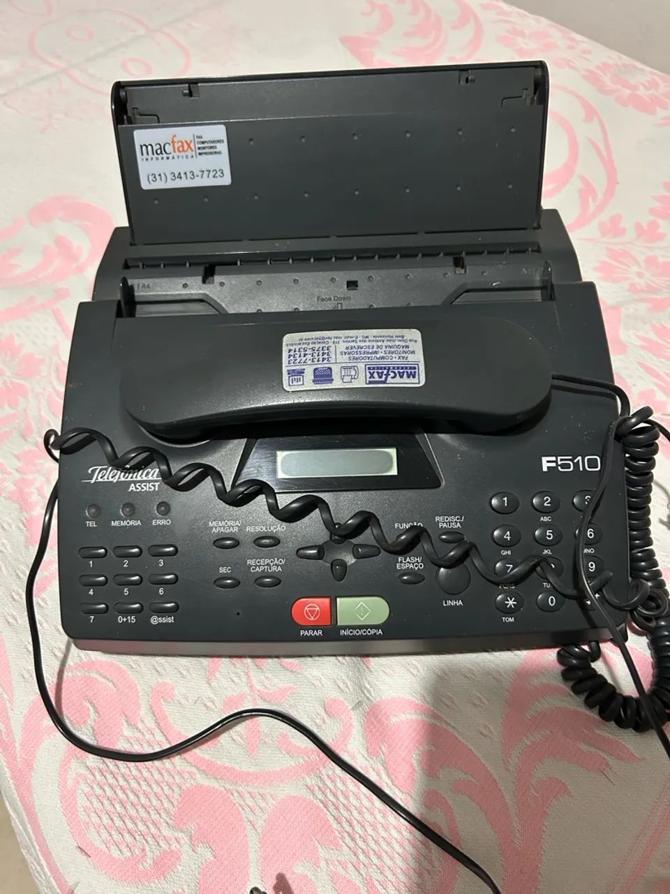 Fax telefônica assist 