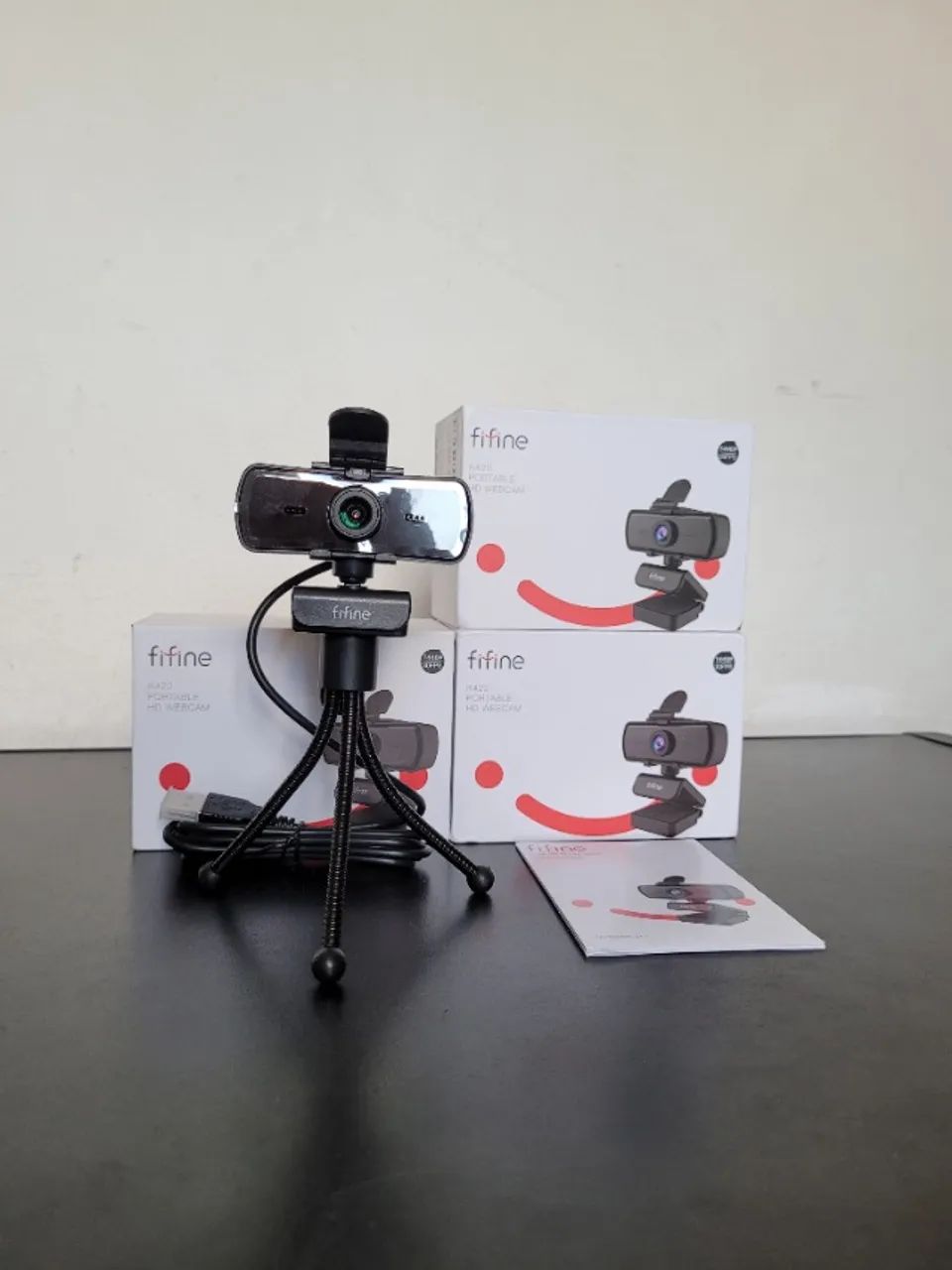 Webcam 2k 30 fps, Full hd 60 fps, novo com tripé - Foto 2