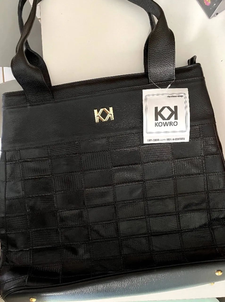 Bolsa Grande Kowro Bags 100% couro