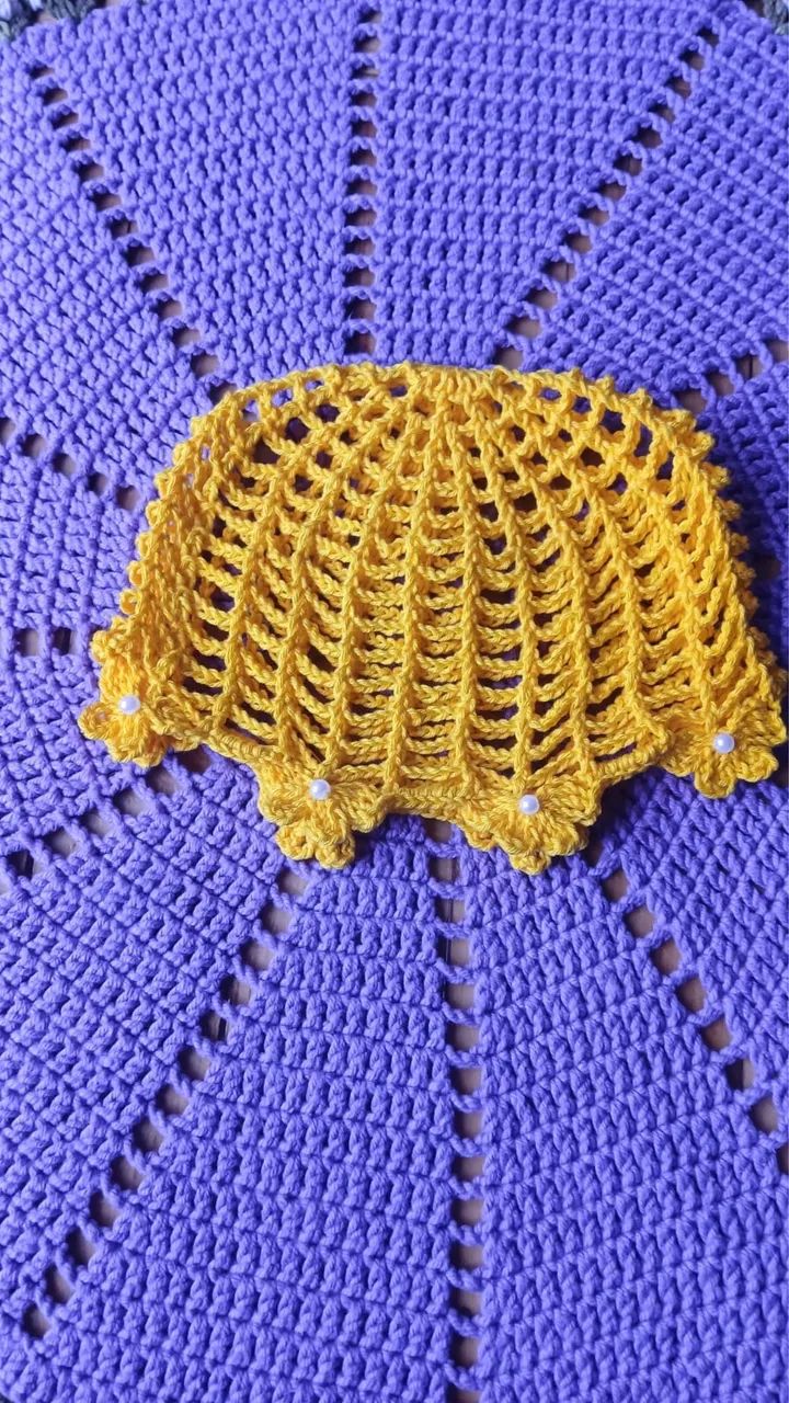 Touca em crochê  - Foto 5