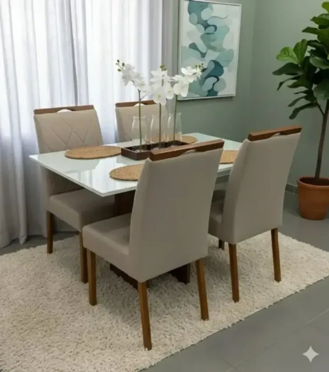 Promoção Mesa de jantar com 4 lugares  - Foto 2