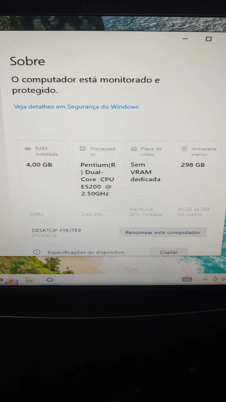 Computador básico Pentium E5200 4ram HD320 - Foto 2