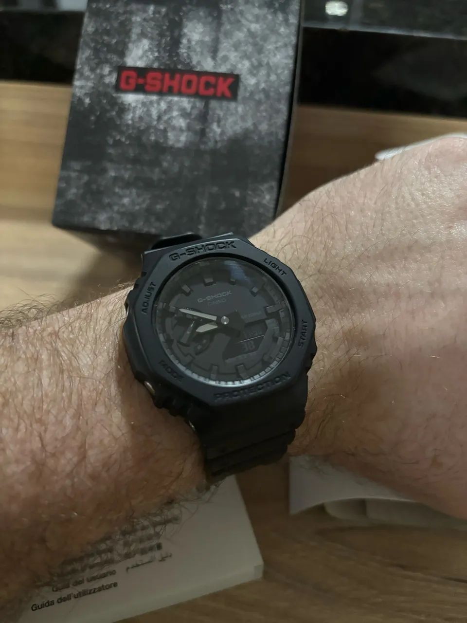 G-SHOCK GA-2100-1A1 - TODO PRETO  - Foto 4