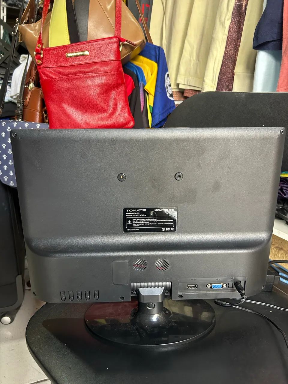 Monitor Tomate 15,4 Polegadas Pc Tela Led Hd Vga Hdmi - Foto 6