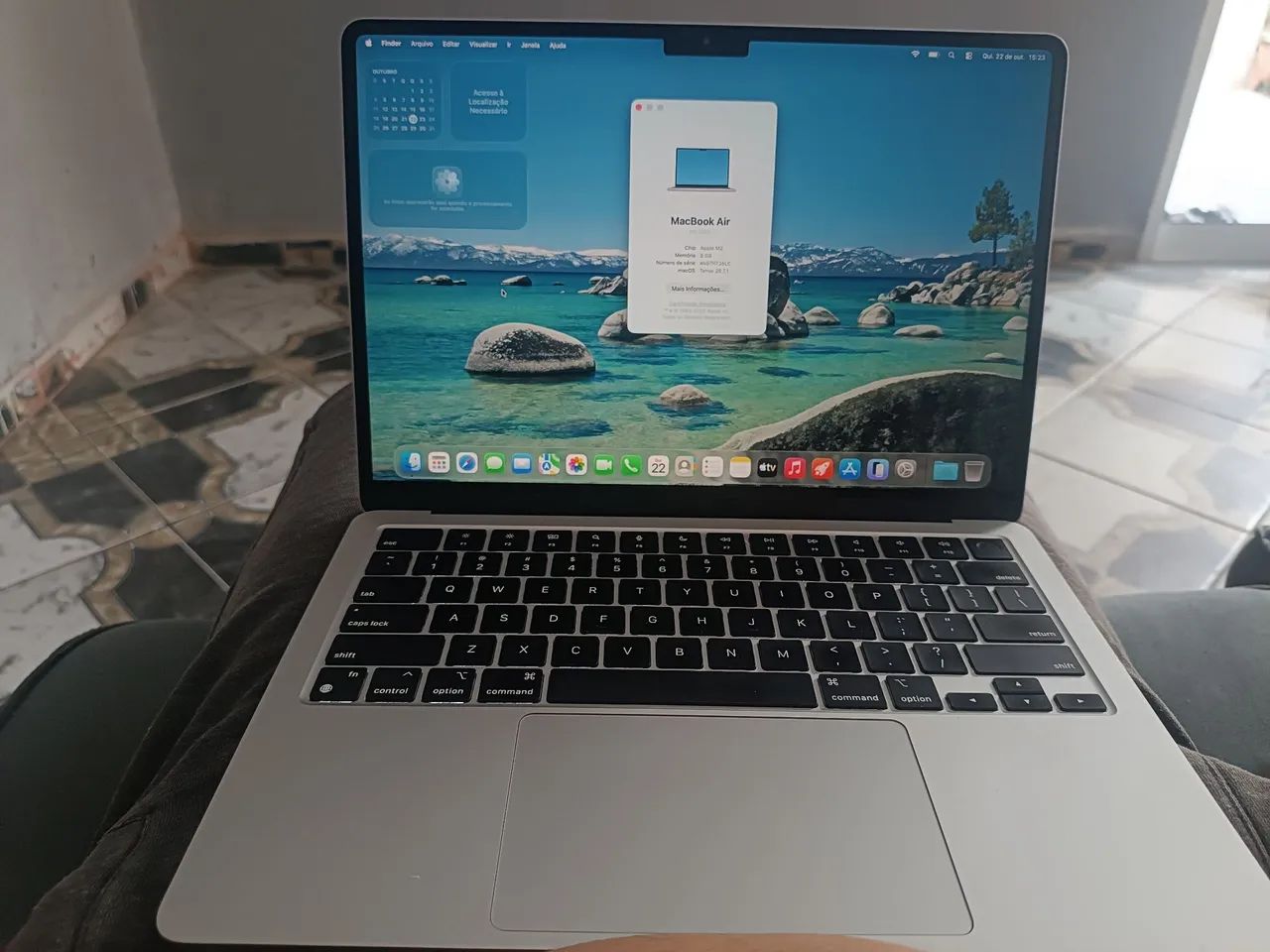 MacBook Air M2 8/256 Bateria 100% - Foto 3