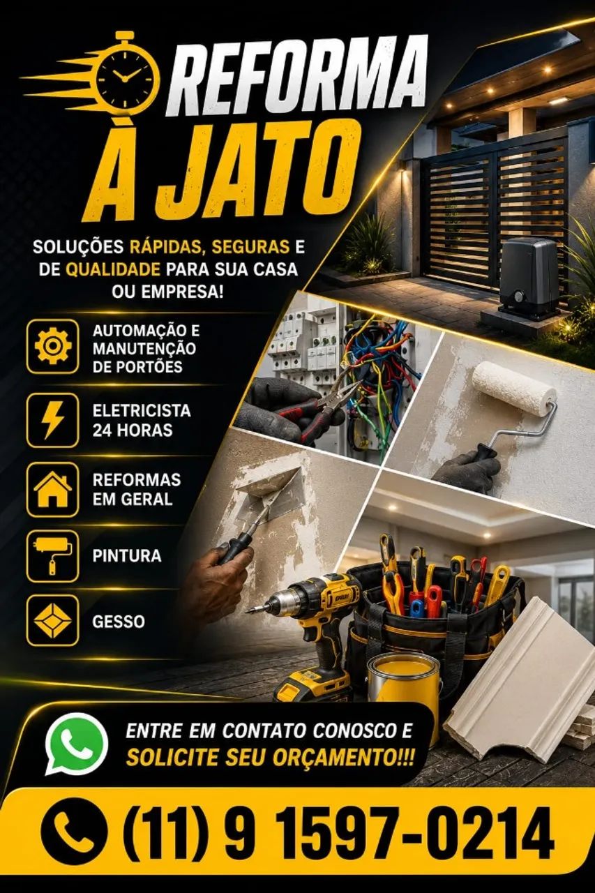 ELETRICISTA 24 HORAS E REFORMAS EM GERAL. 