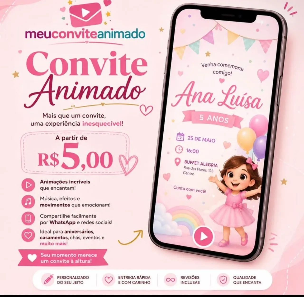 Convite Animado 
