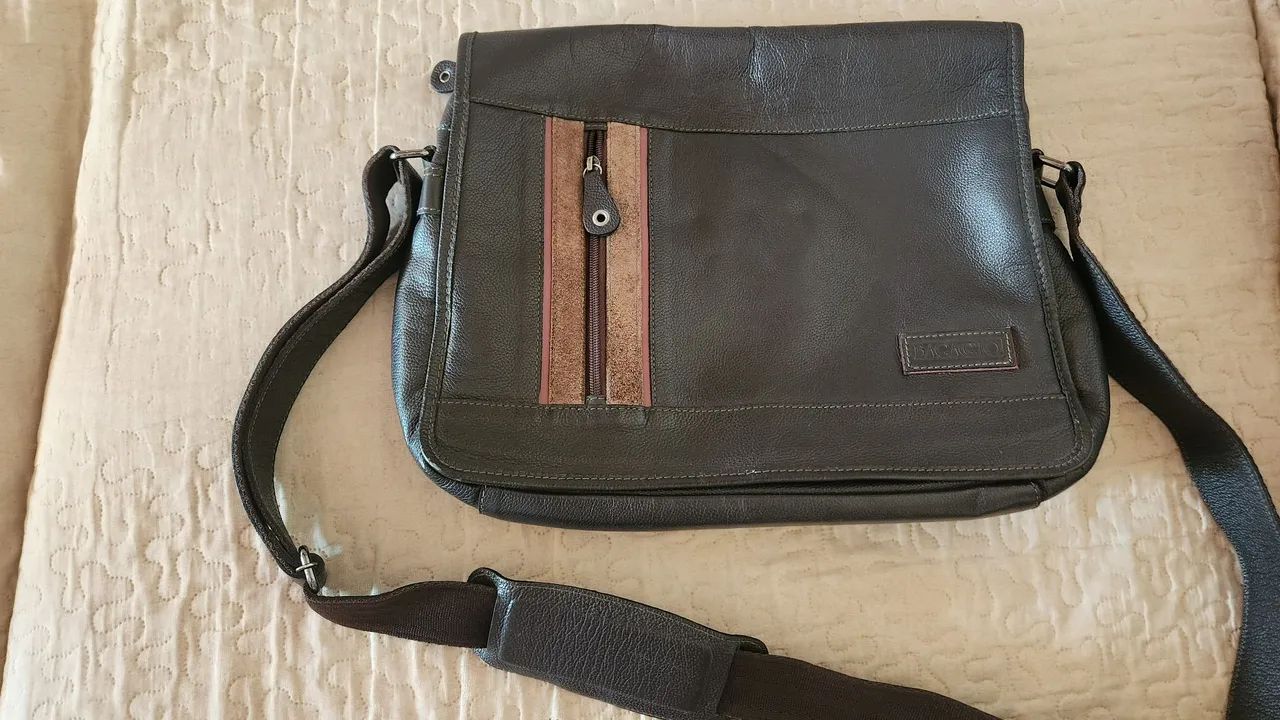 BOLSA BAGAGIO ORIGINAL EM COURO  - Foto 2