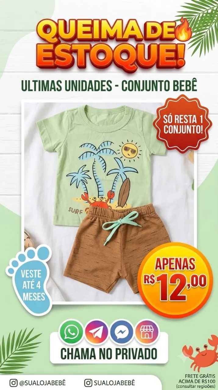 Conjunto bebê menino 