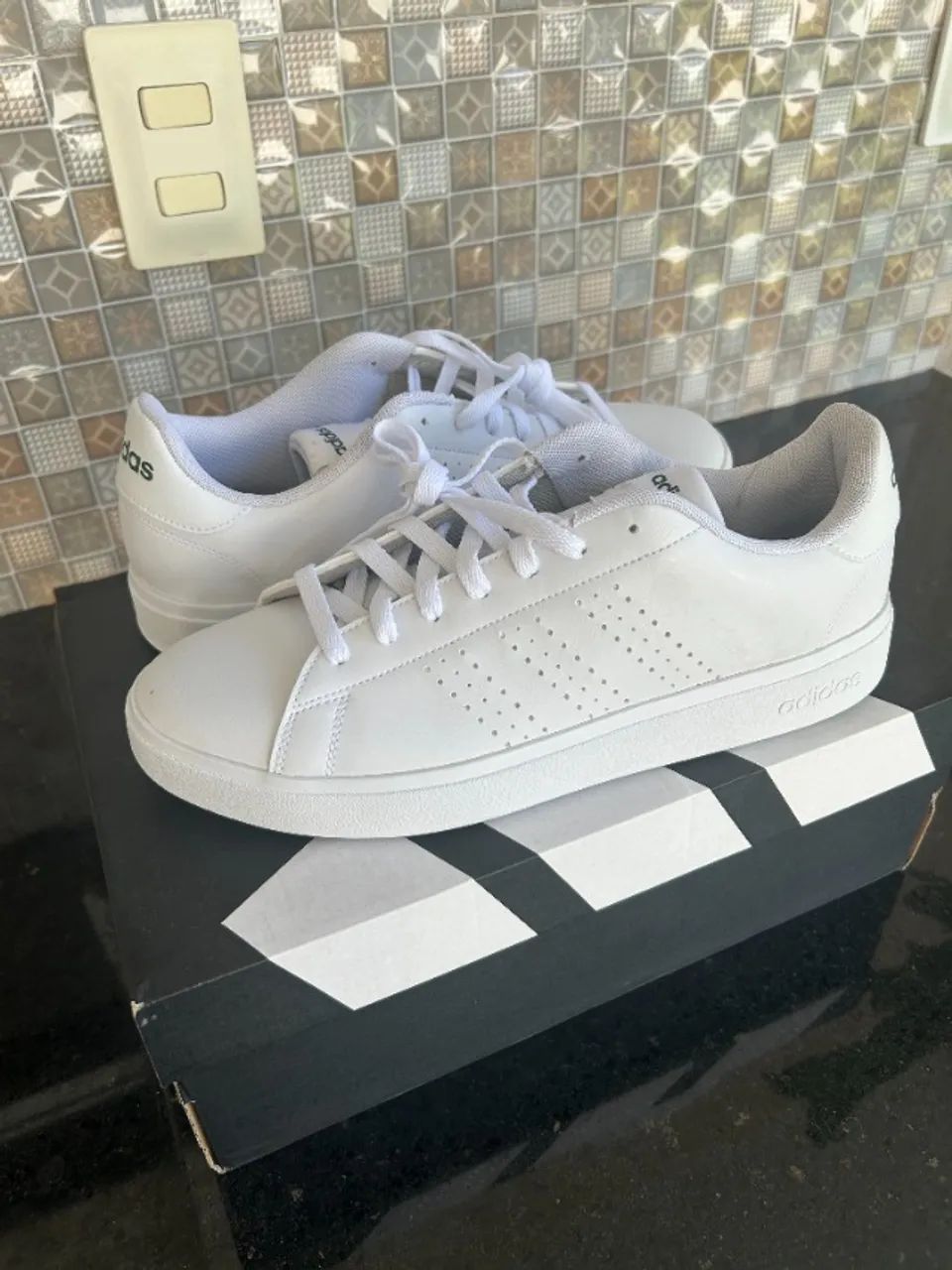 Tênis adidas branco - Foto 4