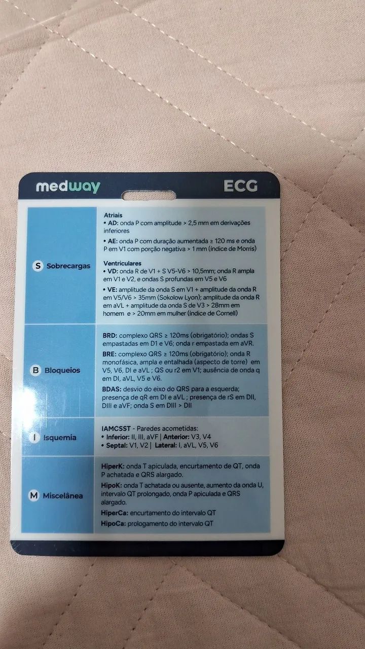 Régua ECG + Guia de interpretação ECG Medway - Foto 4