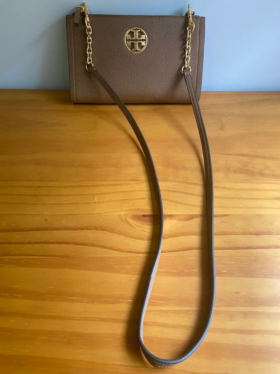 Tory Burch bolsa Caramelo Original Nova  - Foto 4