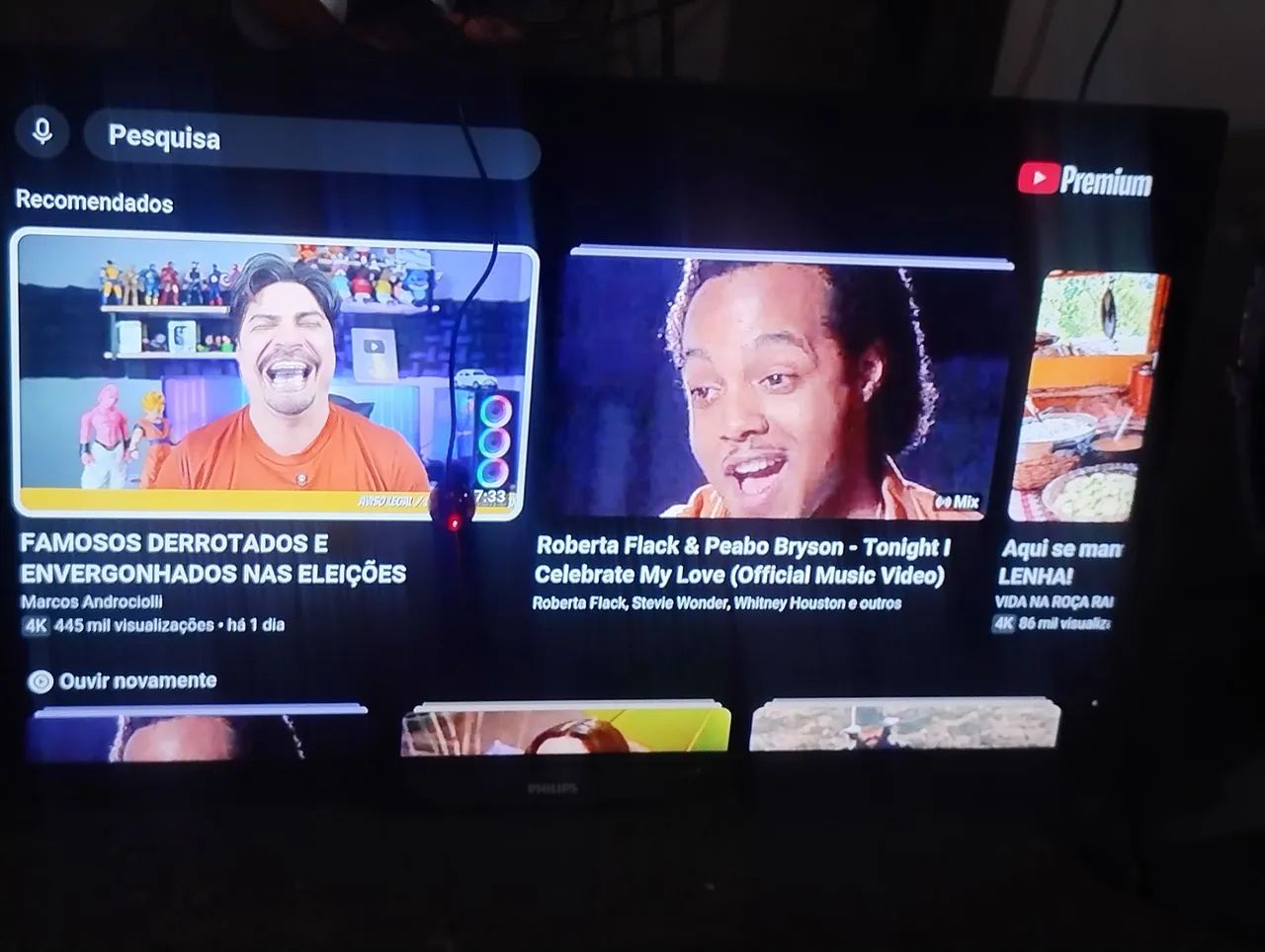 Tv 32 com fire stick smart 