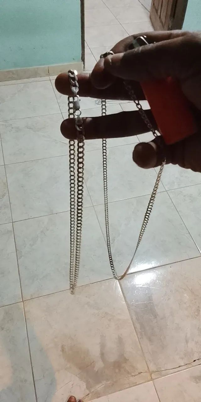 Corrente de pra e relógio Casio e Okley  - Foto 2