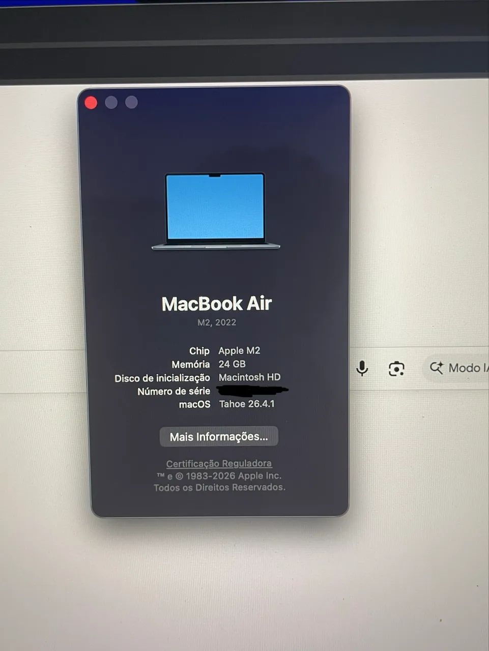 Mac Air M2 24GB RAM 512GB SSD - Foto 4