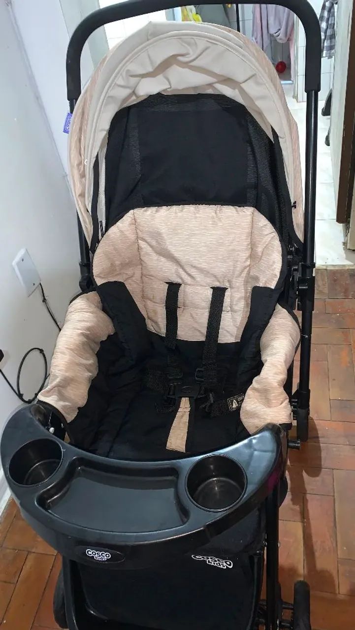 Carinho de bebê com bebê conforto  - Foto 3