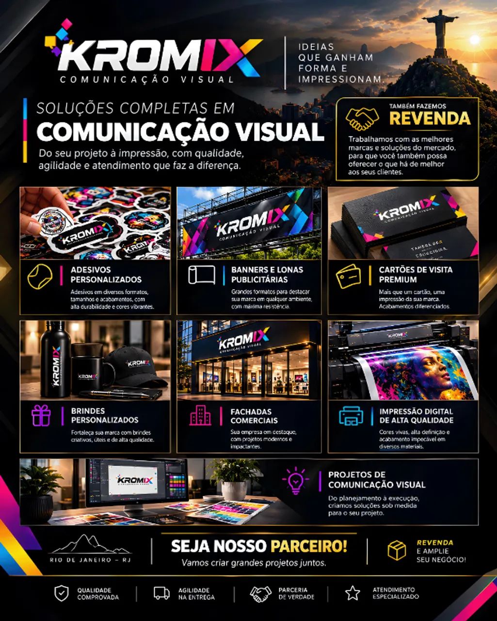 Impressão DIGITAL - Gráfica Kromix