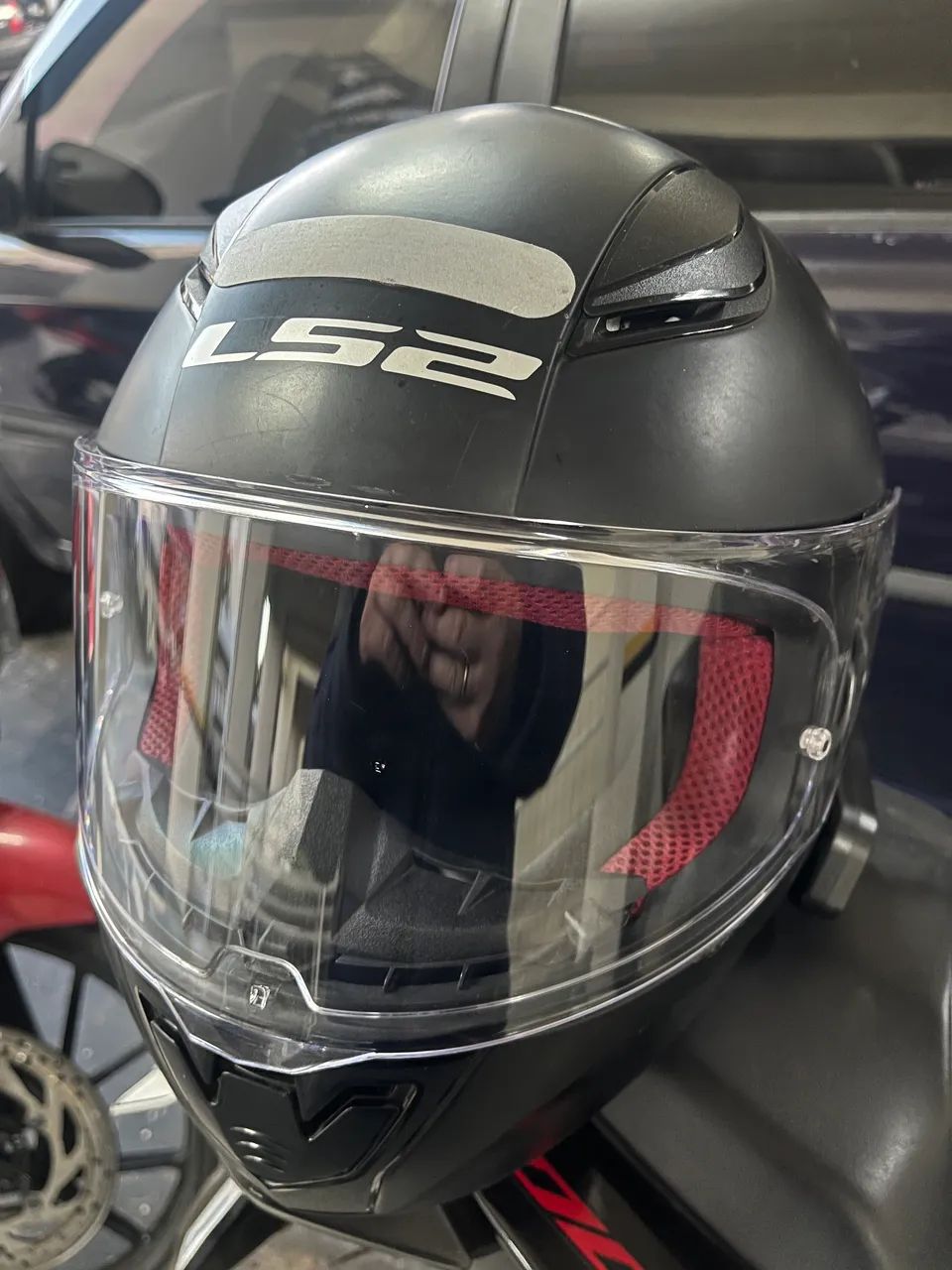 Capacete ls2 preto fosco  - Foto 4