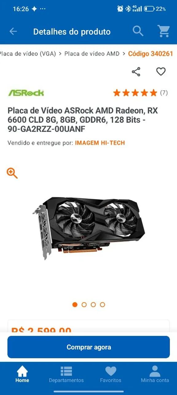 Rx 6600 amd - Foto 2