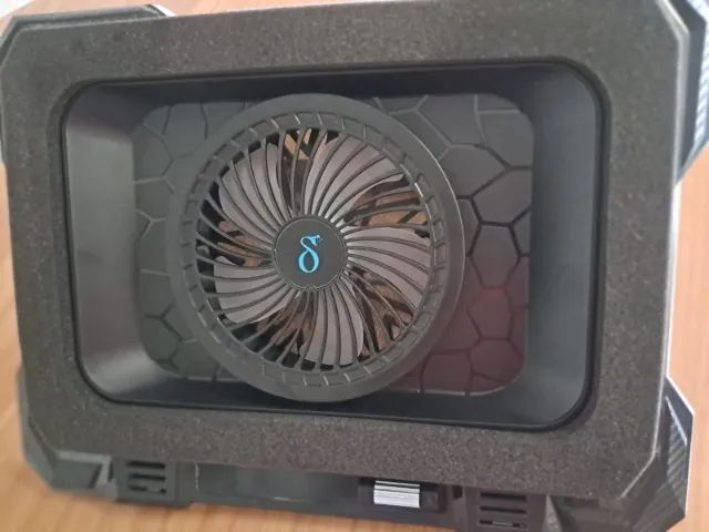 Cooler Rgb Para Notebook Com Suporte Celular - Foto 5