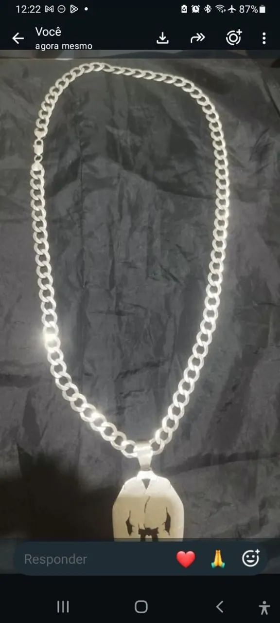 Corrente de Prata (p/ vender ou trocar