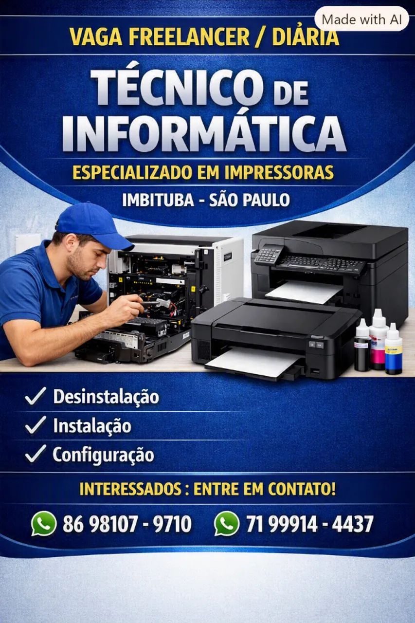 diária técnico de informática 