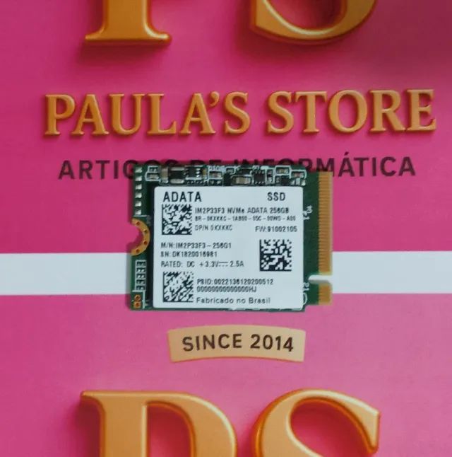SSD NVMe Adata 256GB WIN10