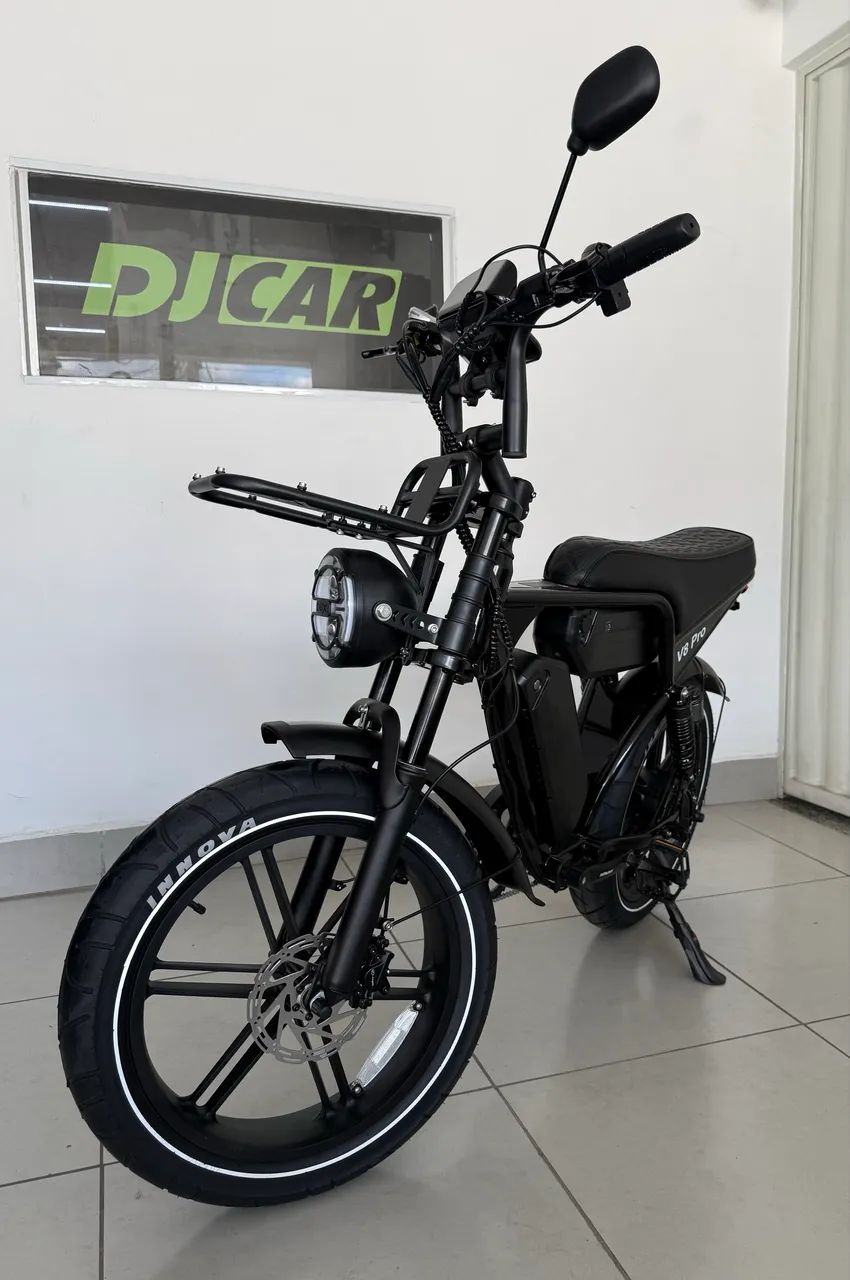 Bicicleta Eletrica V8 Pro S 2026 1000W 2 Baterias (NOVA