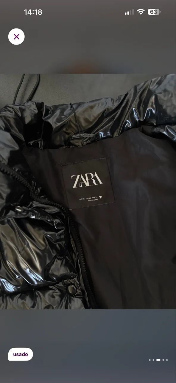 Casaco puffer Zara - Foto 4