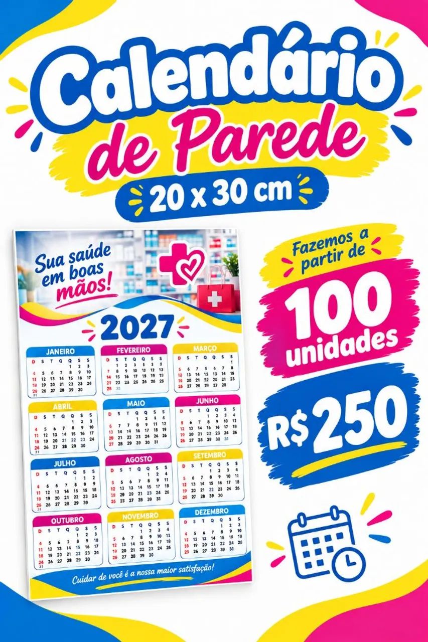 Calendário de Parede