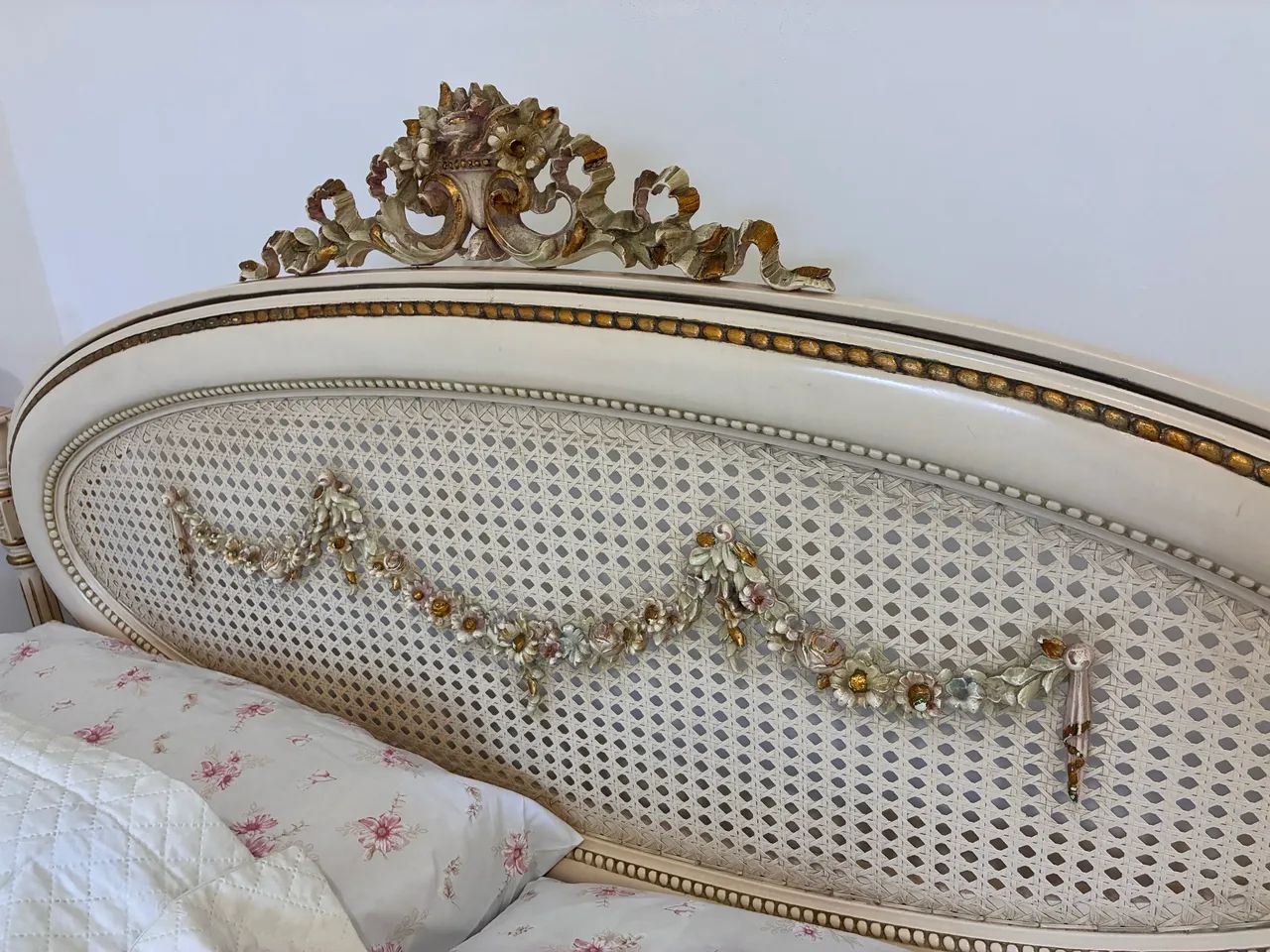 Cama de casal antiga estilo Luis XVI - Foto 3