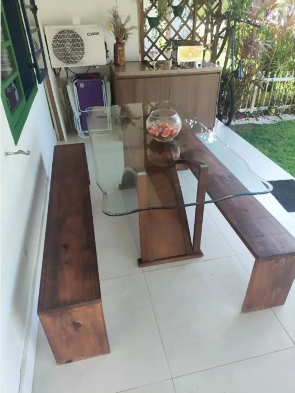 Mesa com banco - Foto 2