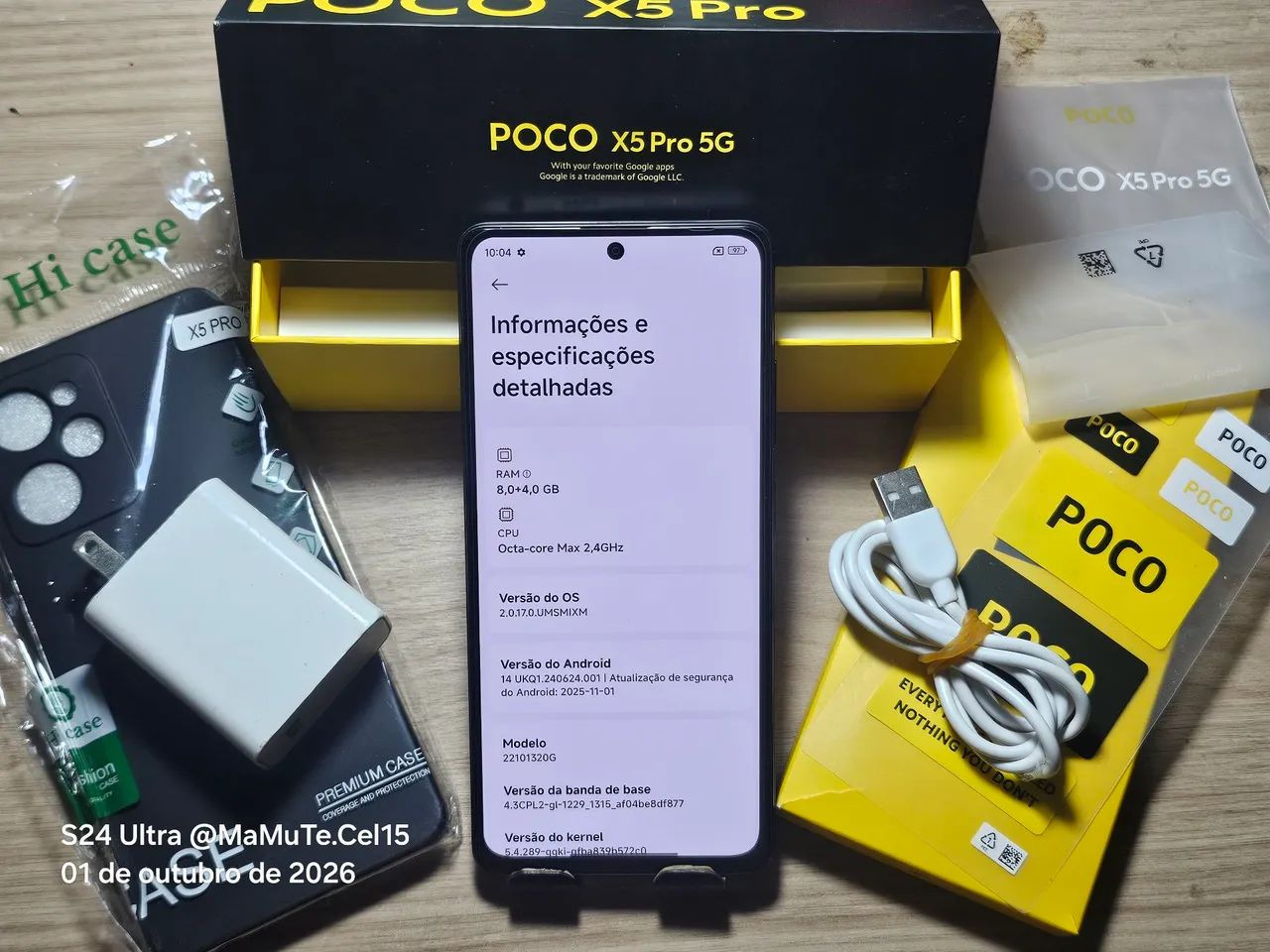 XIAOMI POCO X5 PRO 5G DE 256GB +8+4 DE RAM COM NFC TODO ORIGINAL E PERFEITO  - Foto 4