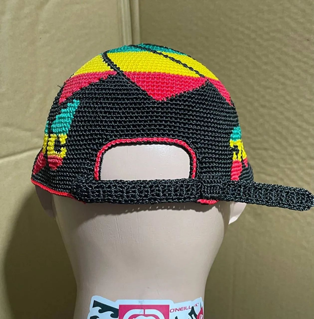 Boné de crochê Cyclone rasta logos  - Foto 5