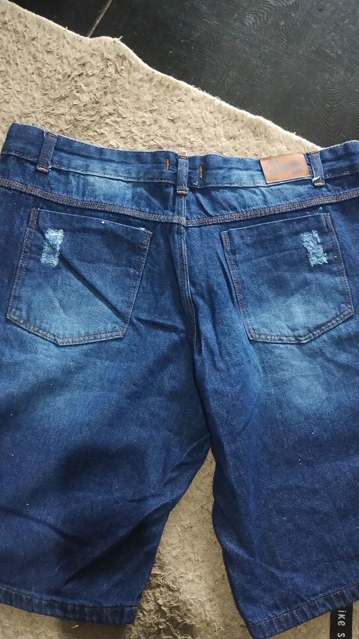 Bermuda jeans masculina  - Foto 3
