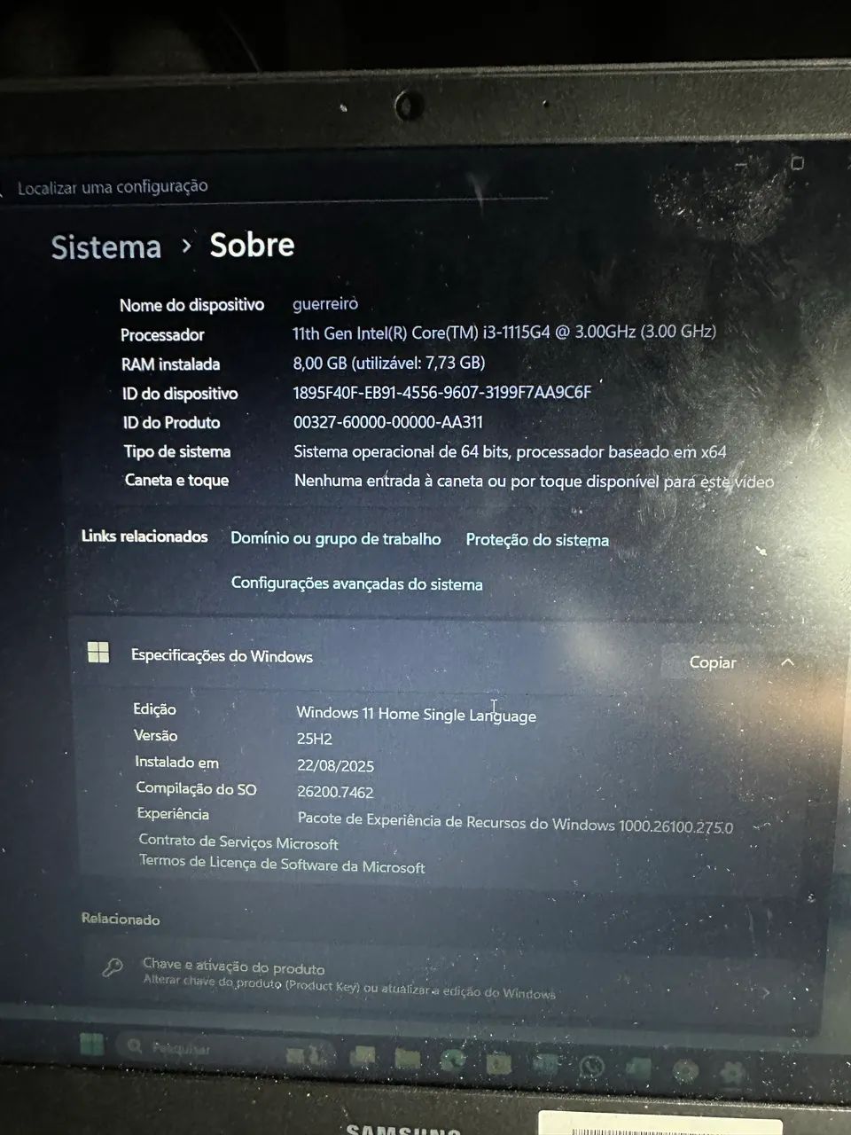 Notebook Samsung i3 com placa de vídeo  - Foto 3