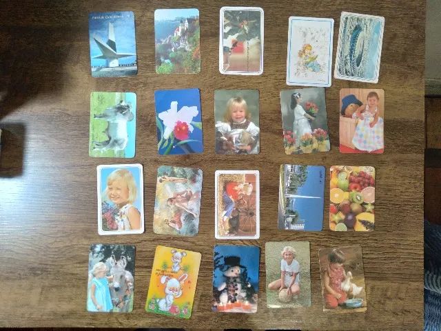 Calendários De Bolso Antigos Para Coleção