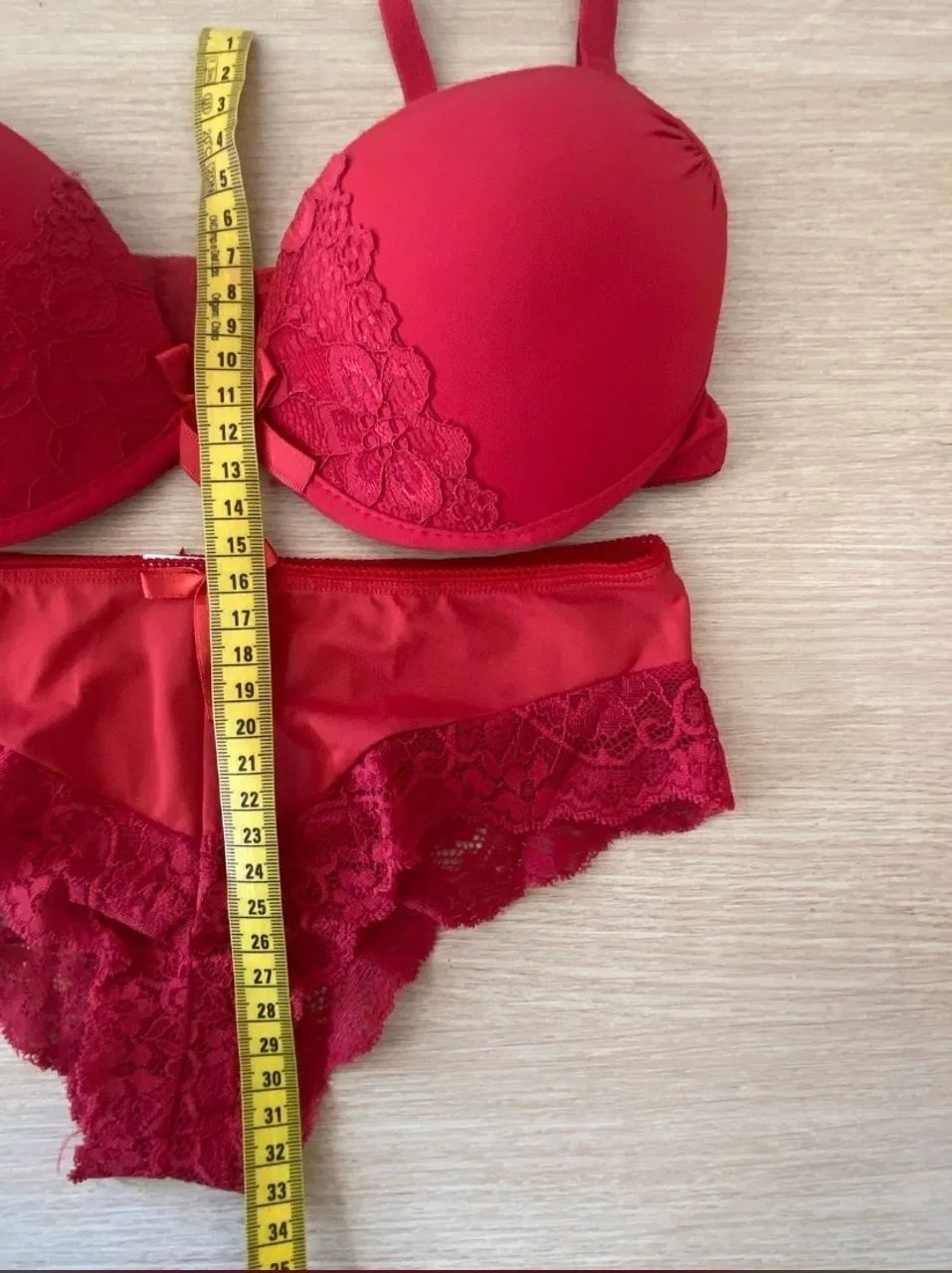 Conjunto lingerie vermelho  - Foto 2