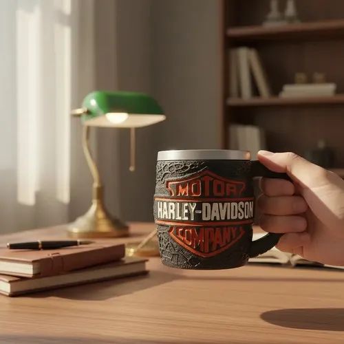 Caneca Rustica Harley Davidson - Foto 3