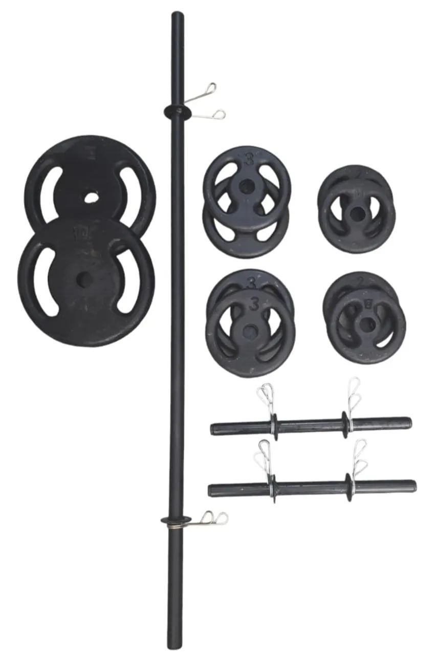 Kit 1 barra de 1,30 cm  e 2 de 0,40 mc ocas 