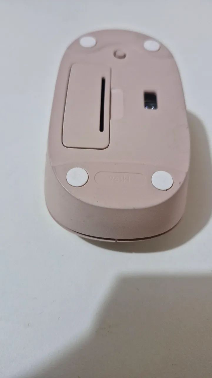 Mouse Loggi Bluetooth Rosa Claro - Foto 4