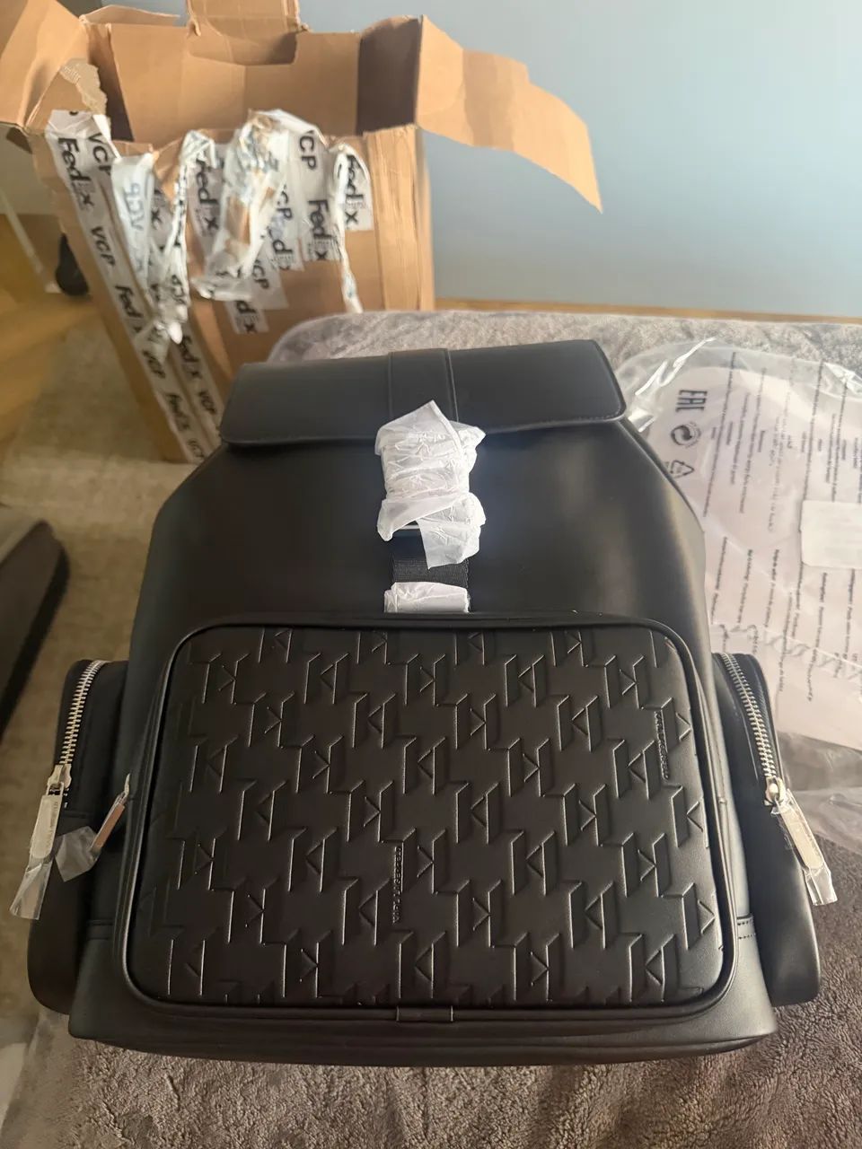 Mochila Karl Lagerfeld Original Nova c/ NF Farfetch - Premium