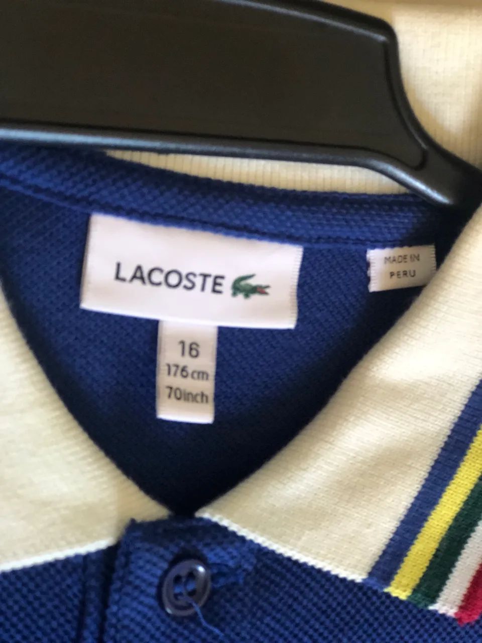 Polo Lacoste azul original  - Foto 2