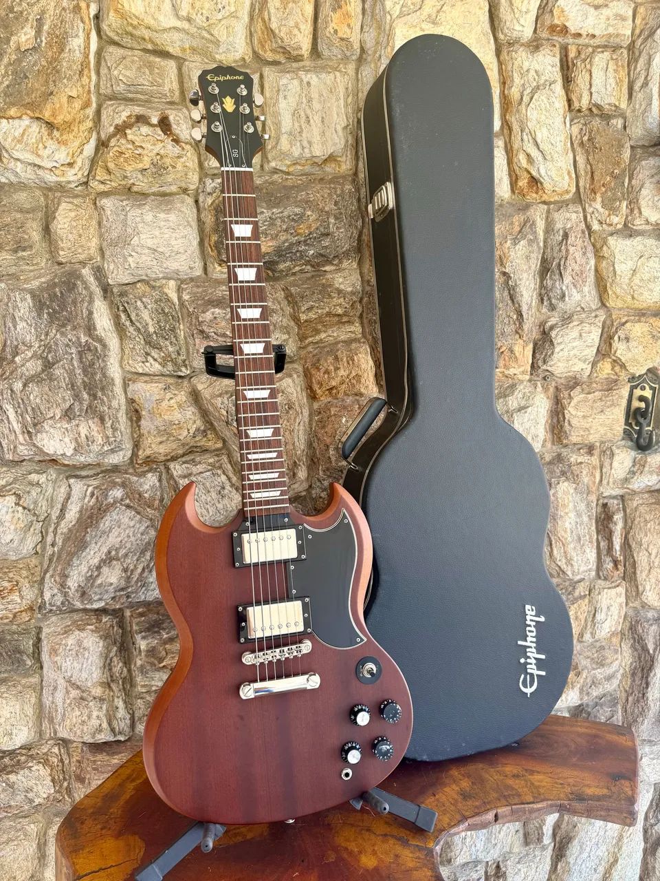 Guitarra Epiphone SG G400 Faded Worn Brown - Instrumentos musicais