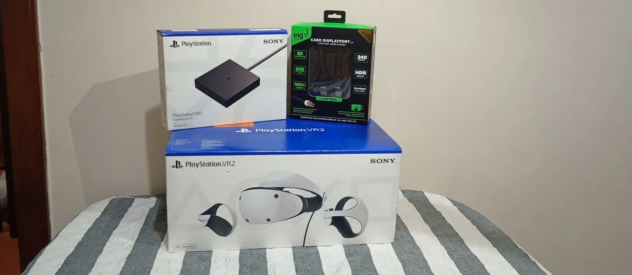 Playstation VR2 completo com adaptadores para Pc - Foto 5