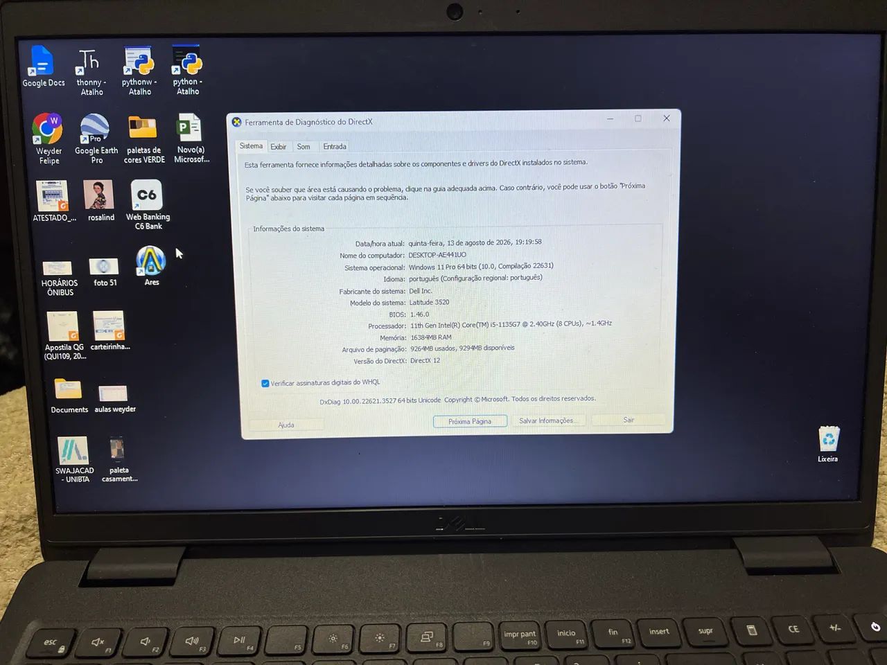 Notebook Dell latitude 3520 - Foto 2