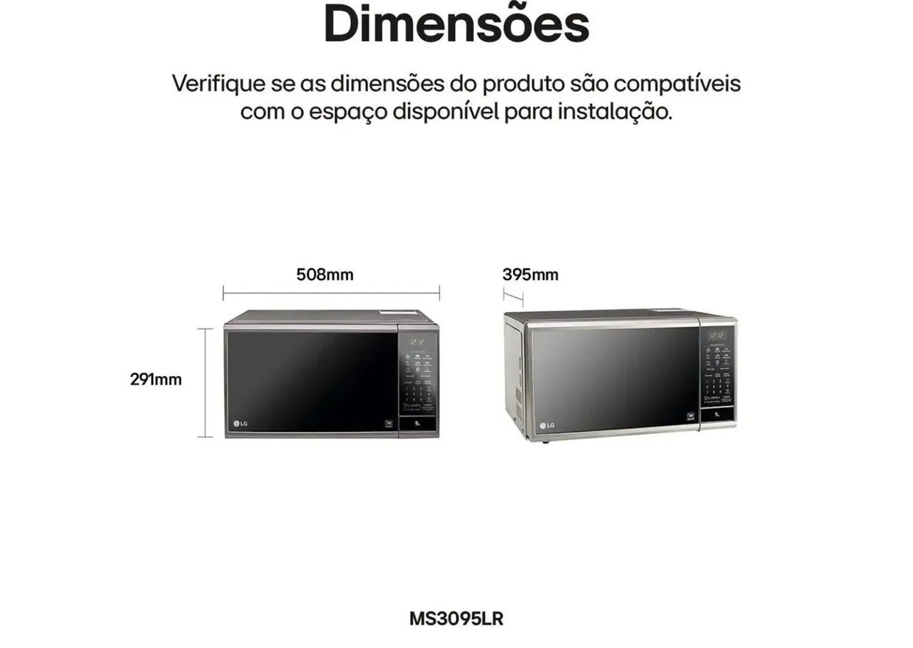 Microondas LG 30L Prata - Foto 3