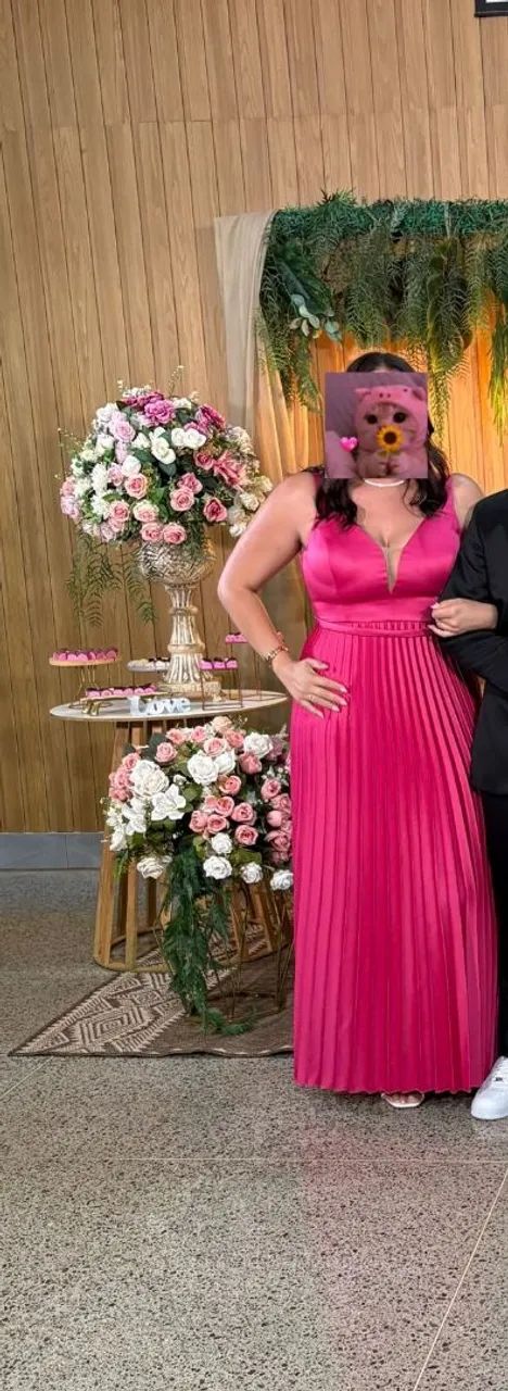 Vestido de madrinha rosa - Foto 2