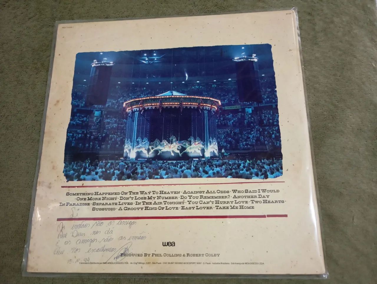 Lp Disco Vinil Duplo PHIL COLLINS capa dupla Otimo Estado  - Foto 2