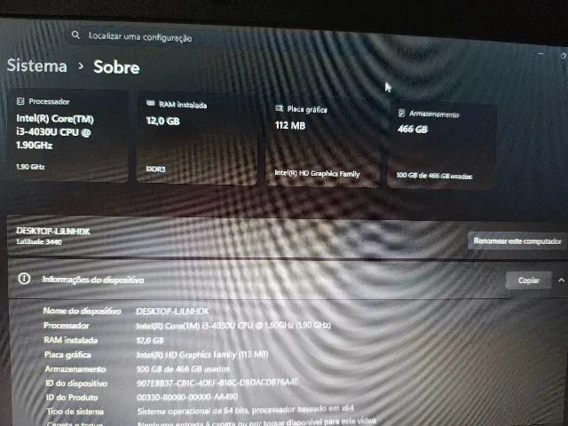 Notebook para trabalho 12gb de ram - Foto 3